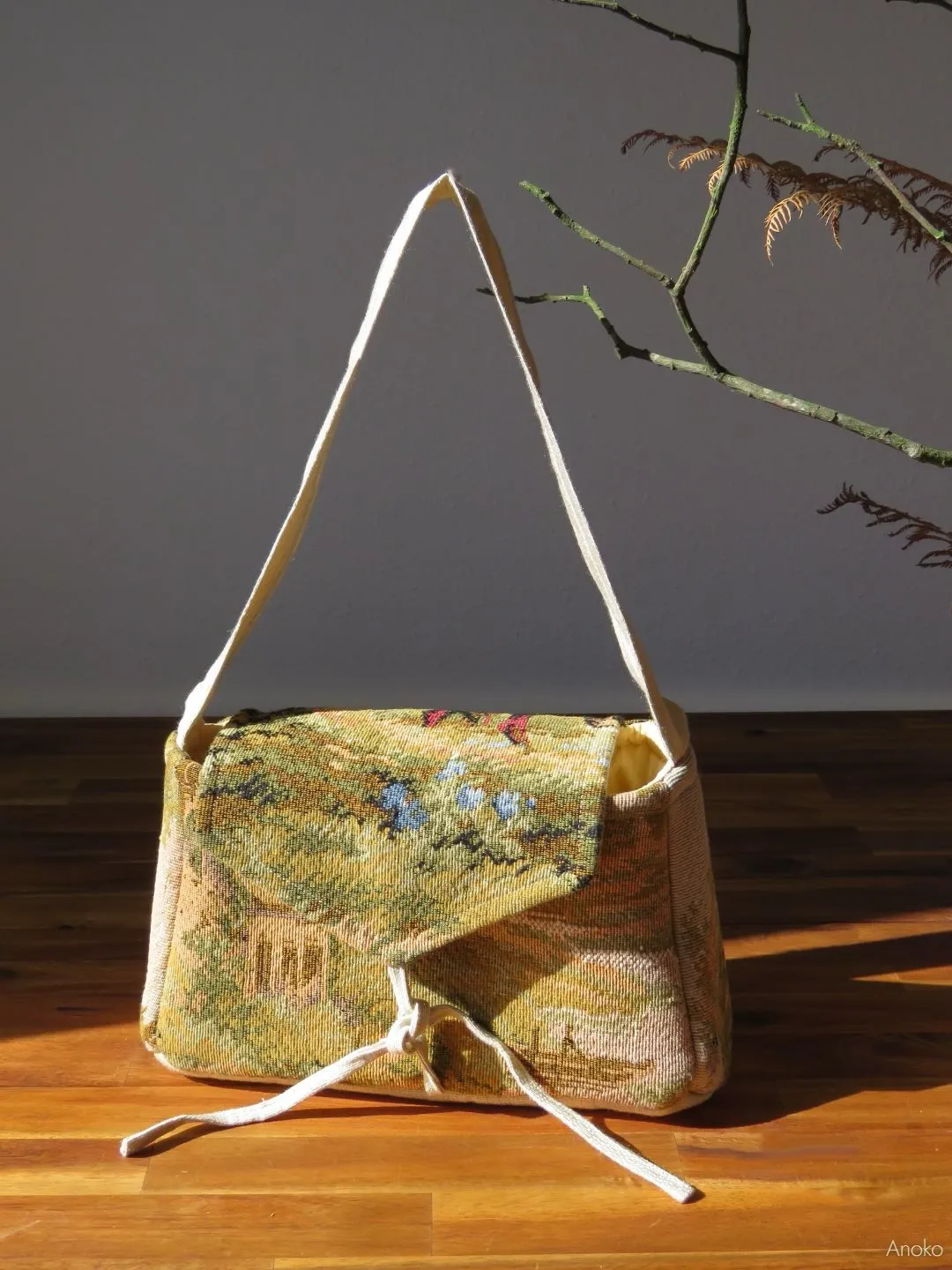 Sac à main Bois doré